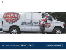 Tablet Screenshot of empireplumbing.com